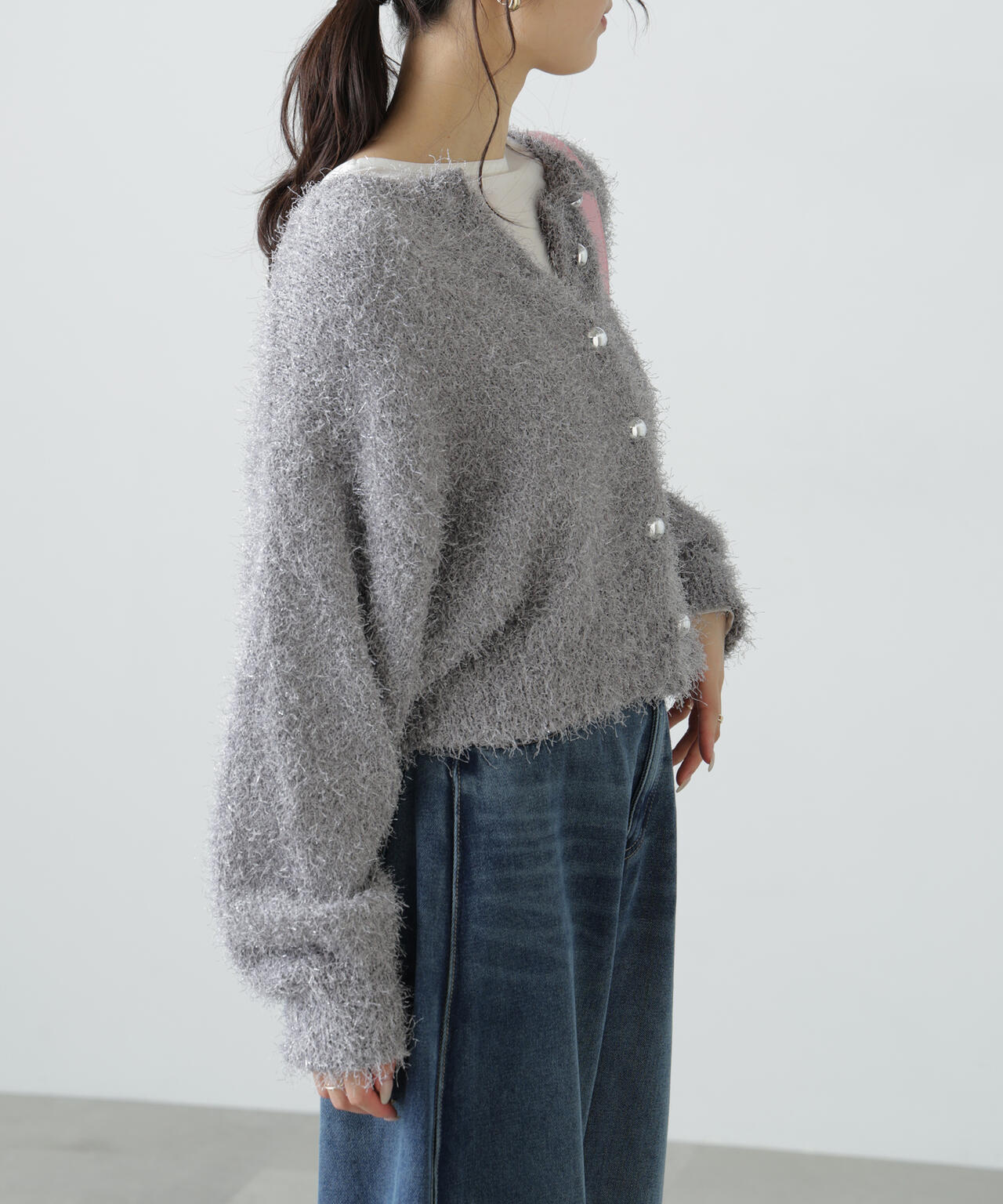 ラメフェザーカーディガン | FREE'S MART（フリーズマート