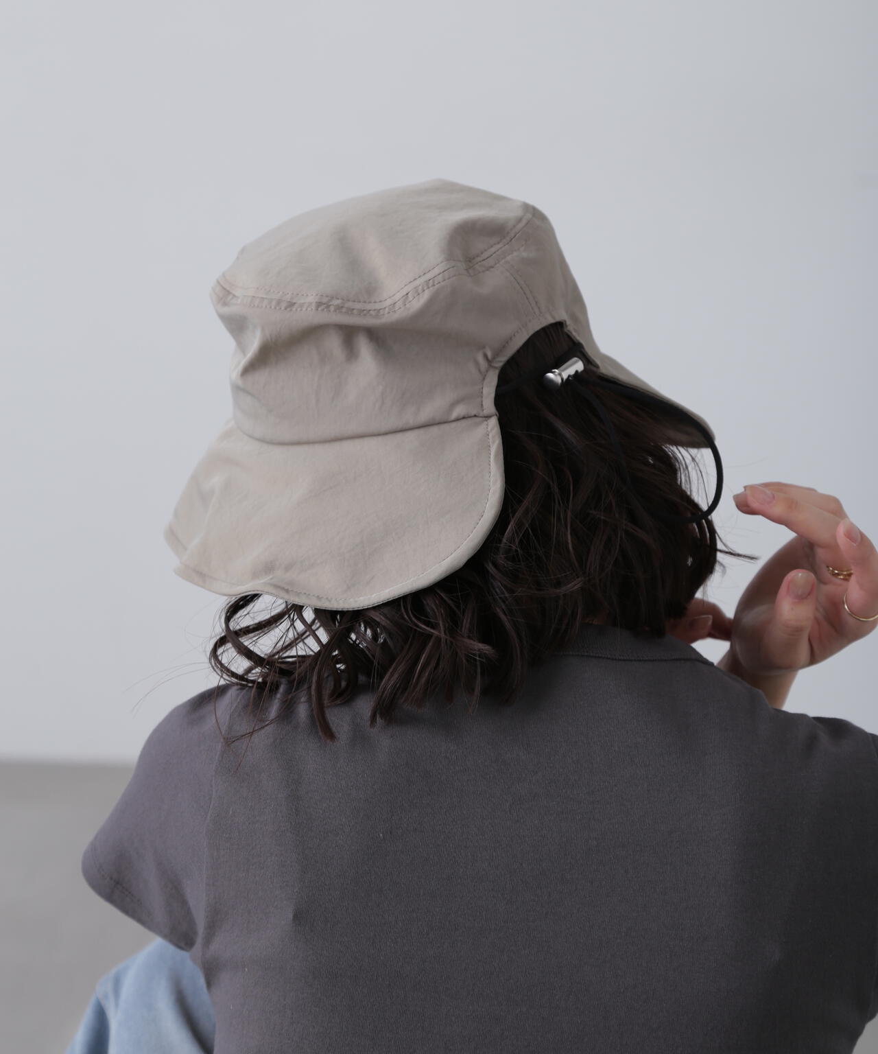 i*ニ様 NEIGHBORHOOD x BURTON バケットハット グレー ネイバーフッド ×バートン ナイロンハット FREE i*ニ様 NEIGHBORHOOD x