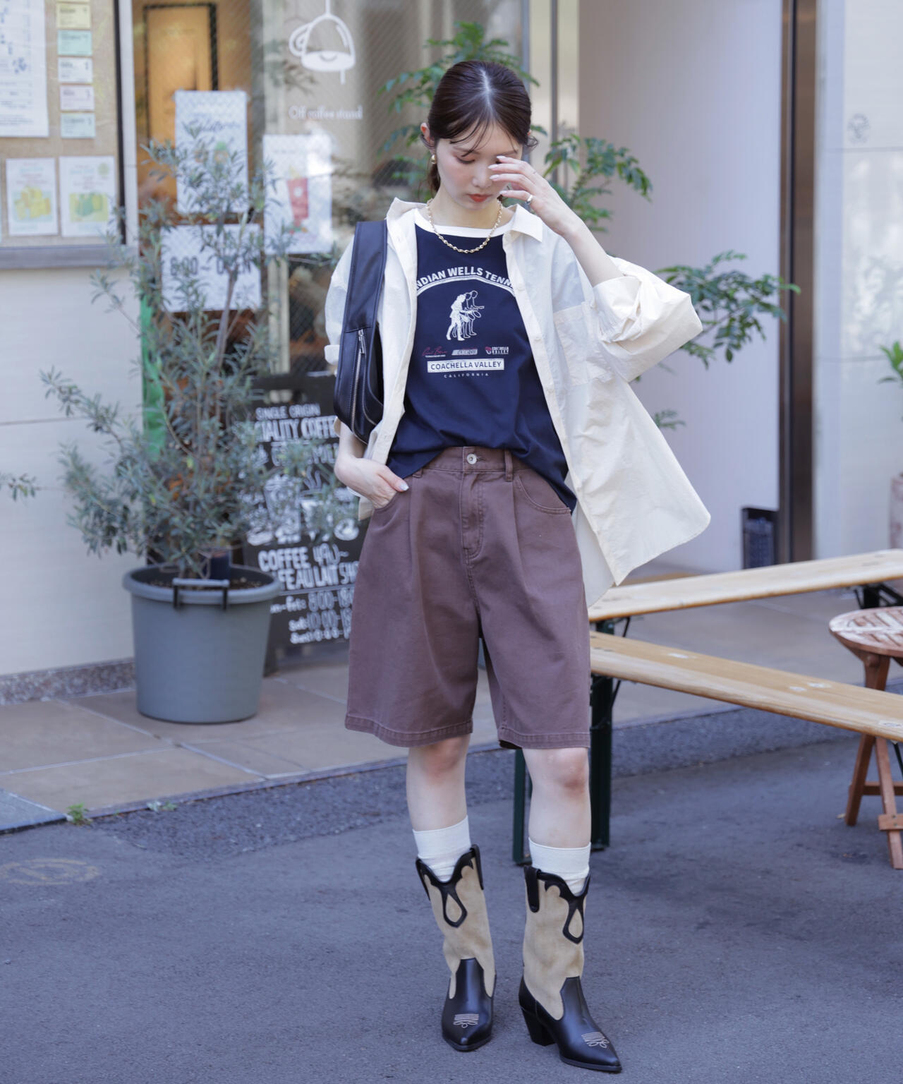 ナイロンベーシックシャツ