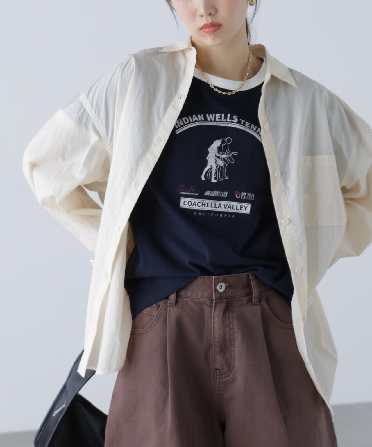 ナイロンベーシックシャツ