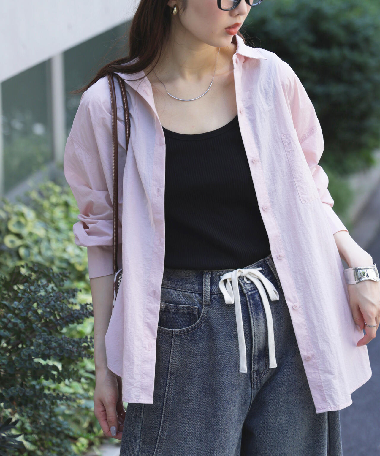 ナイロンベーシックシャツ