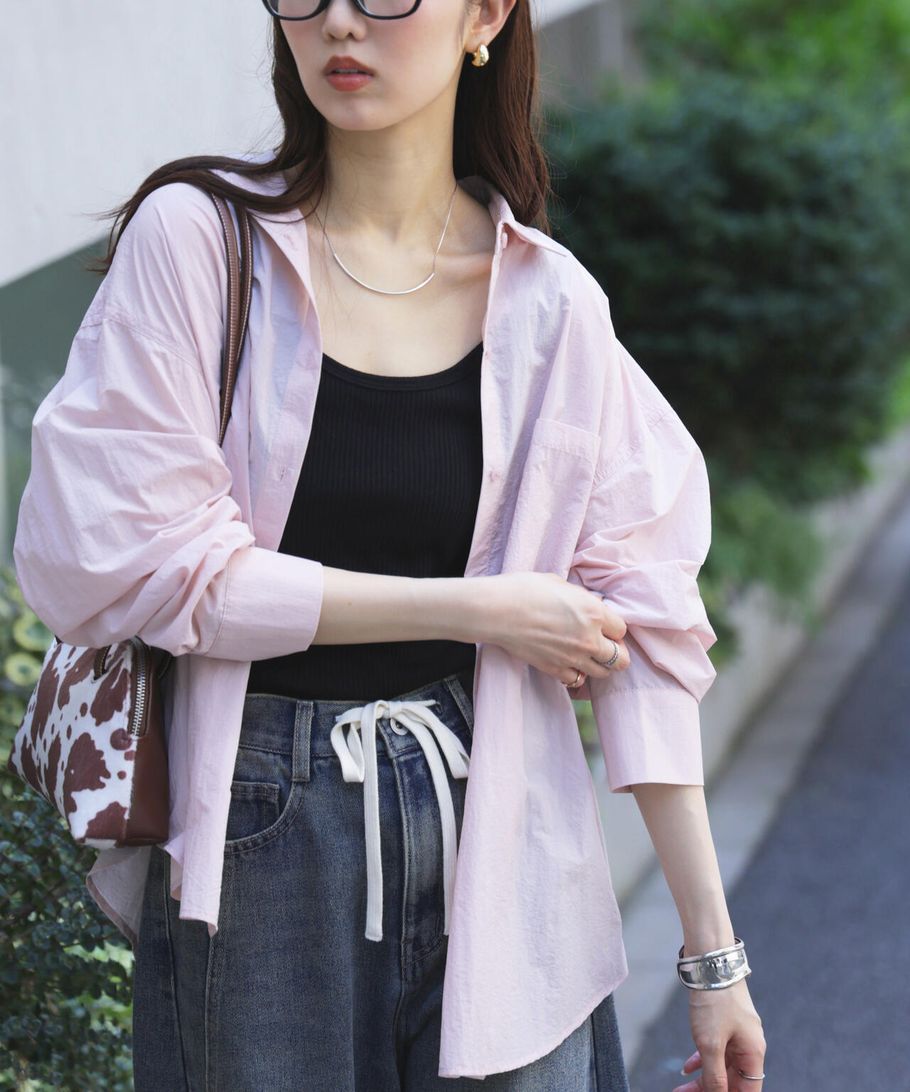 ナイロンベーシックシャツ