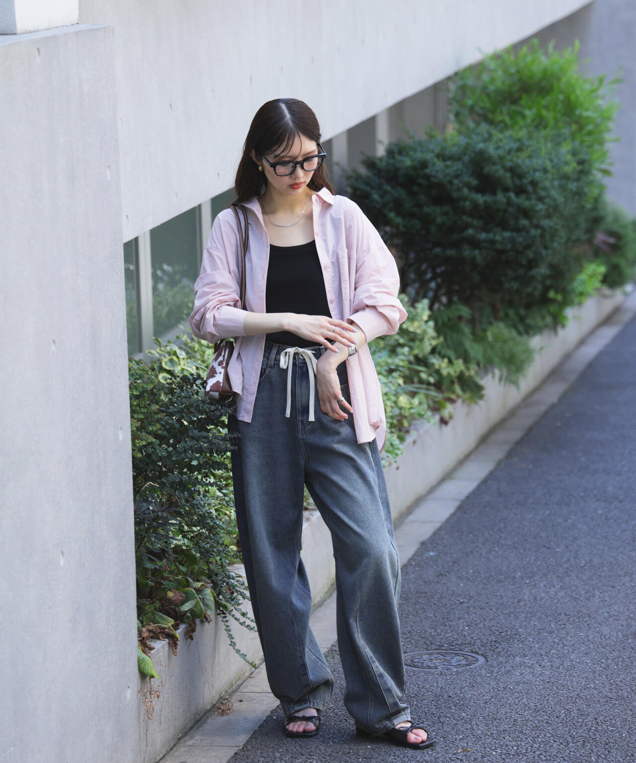 ナイロンベーシックシャツ