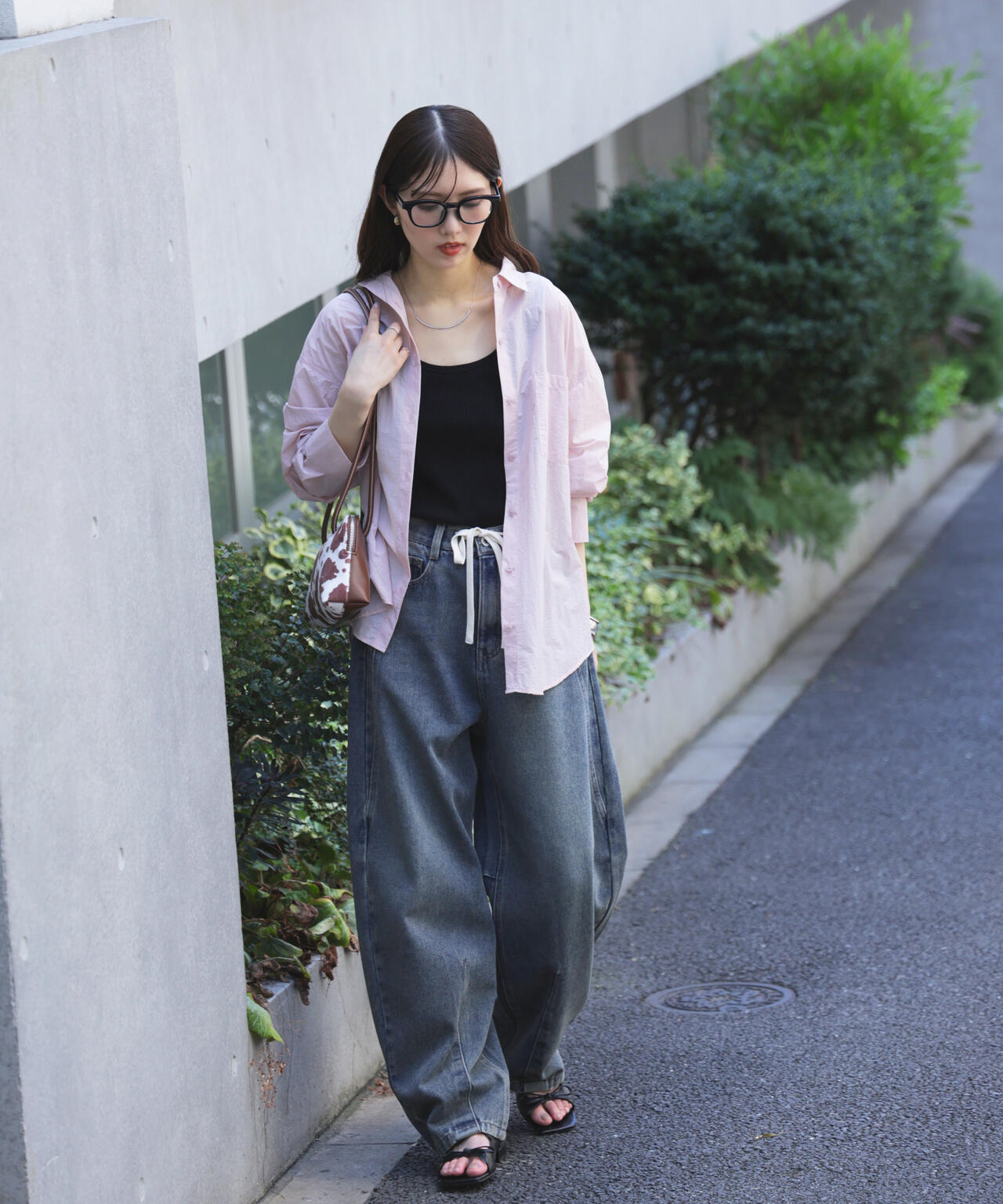 ナイロンベーシックシャツ