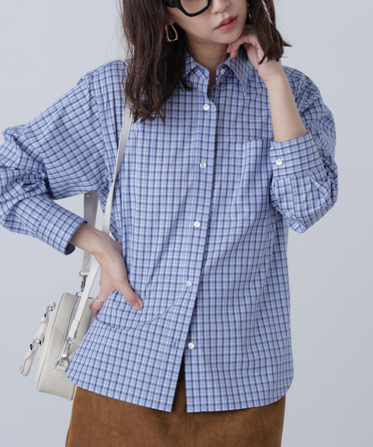 タータンチェックレギュラーサイズシャツ | FREE'S MART（フリーズ