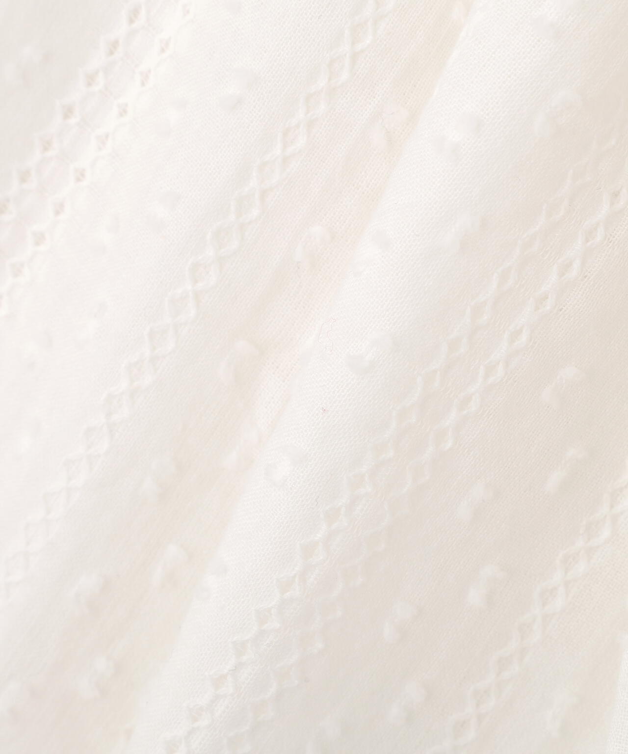 ドロストリボン長袖ブラウス