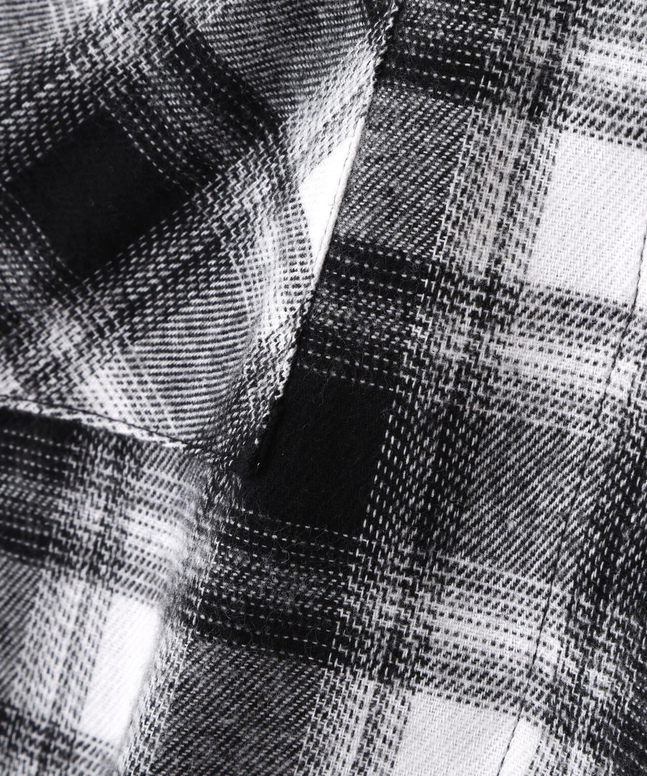 ビッグポケットショート丈シャツ