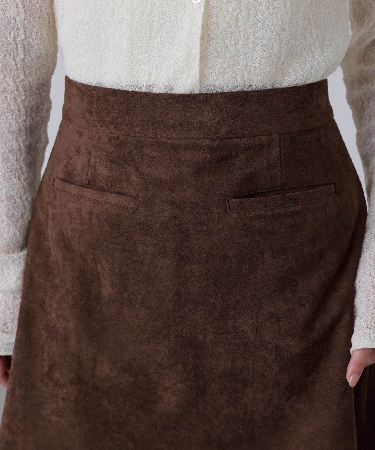 フェイクスウェードポケットミニスカート