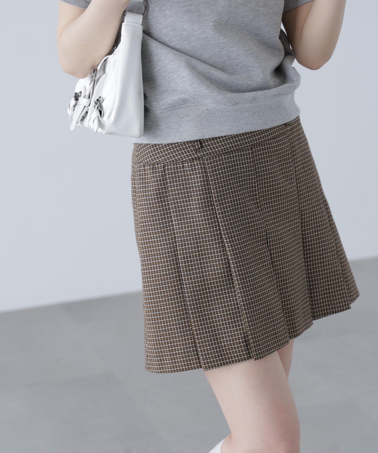 〈セットアップ対応〉プリーツミニスカート