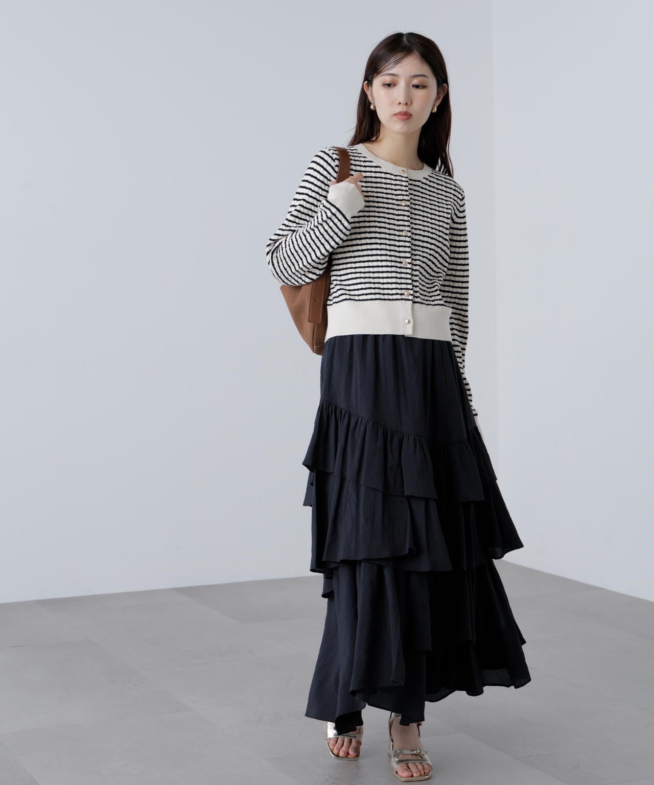 アシメフリルティアードスカート | FREE'S MART（フリーズマート