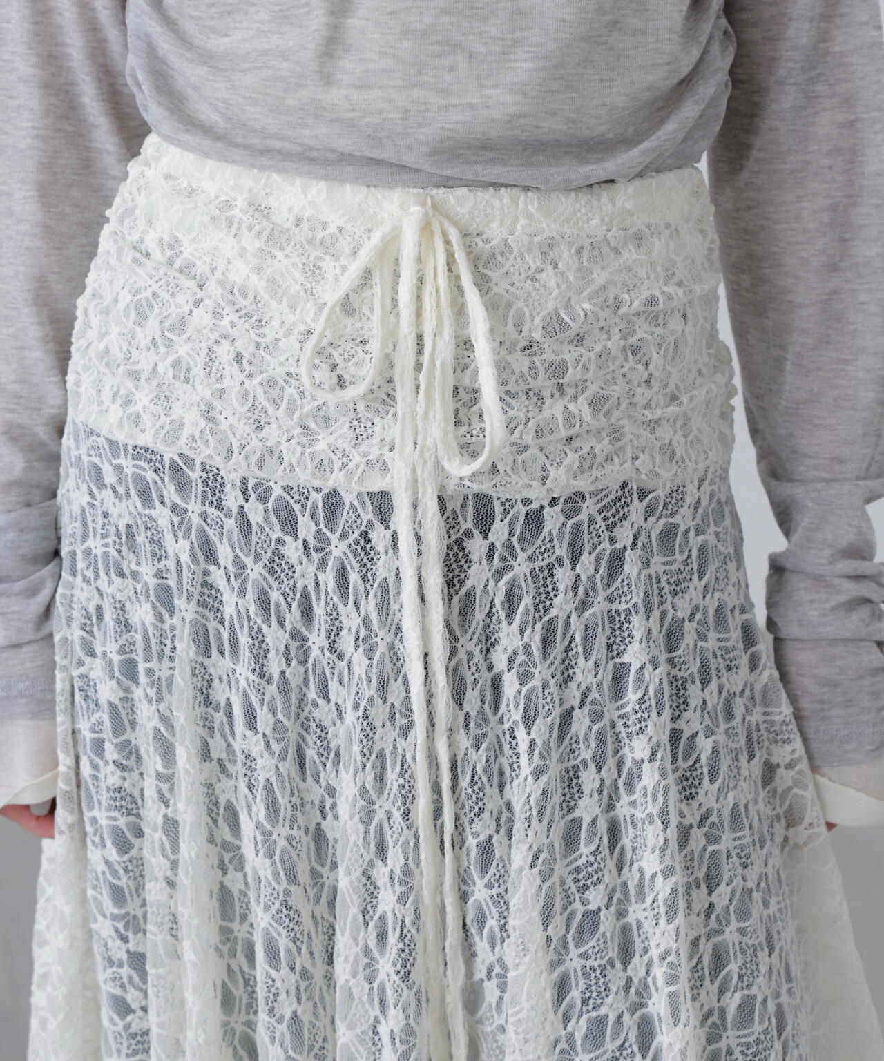 2wayイレヘムミディスカート