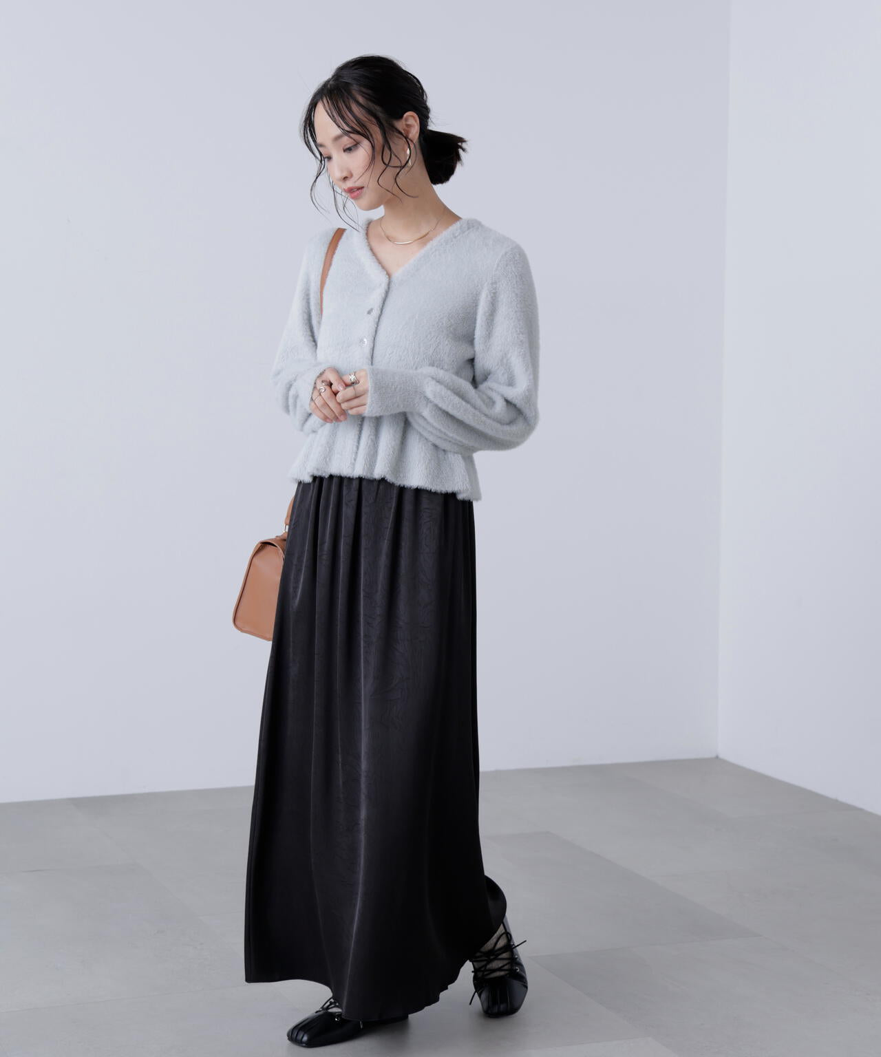 サテンナローロングスカート | FREE'S MART（フリーズマート