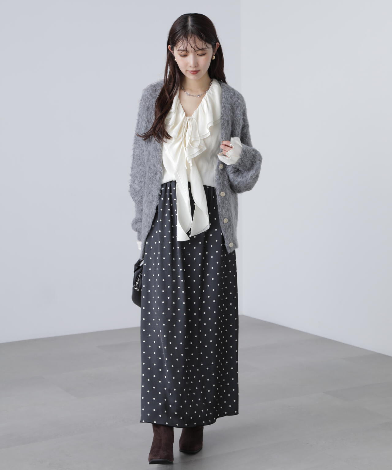 サテンナローロングスカート | FREE'S MART（フリーズマート