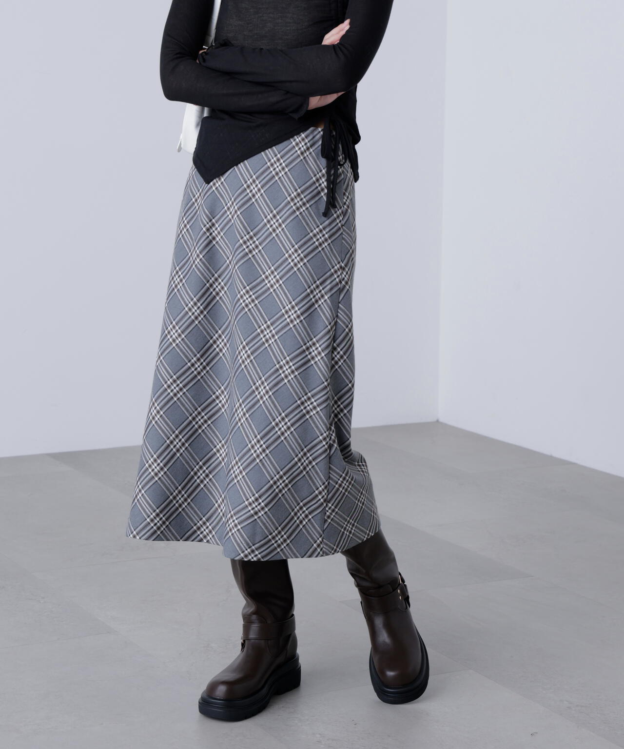 maimaiスカート バイアスミディチェックスカート | FREE'S MART（フリーズマート