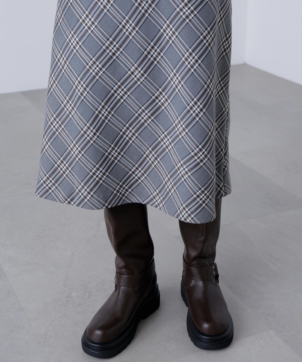 バイアスミディチェックスカート | FREE'S MART（フリーズマート