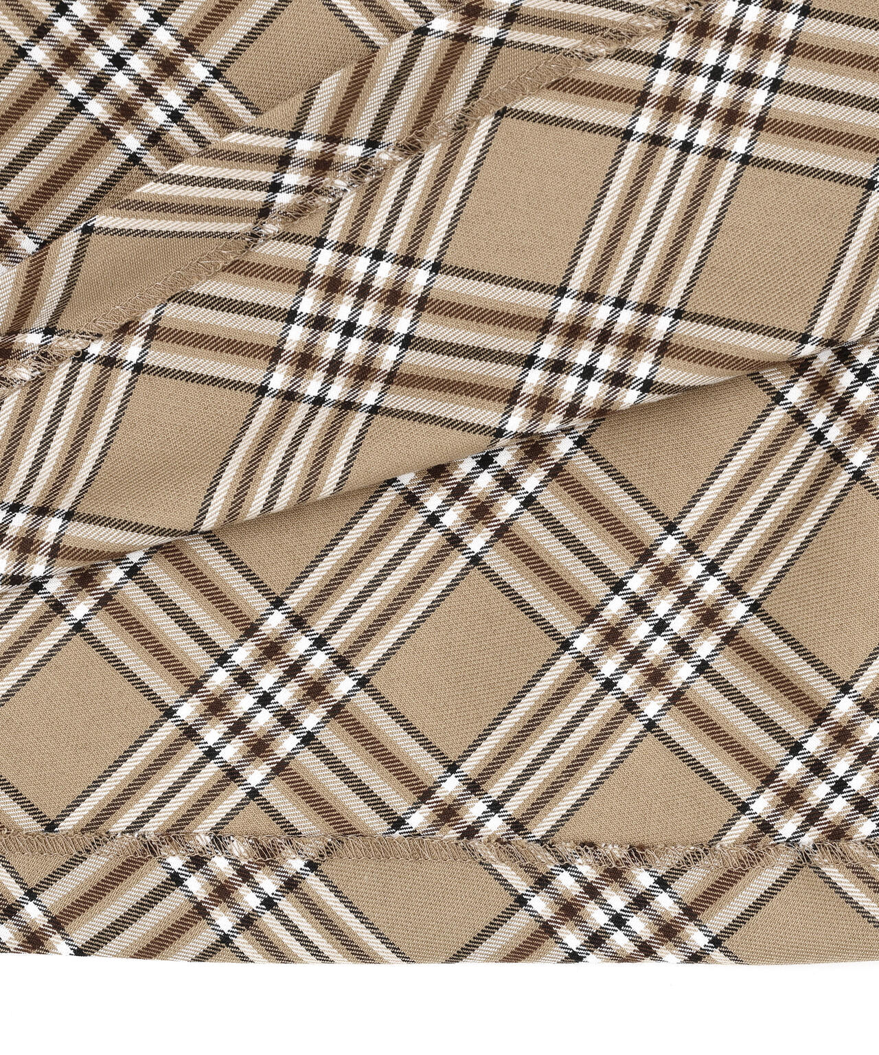 バイアスミディチェックスカート