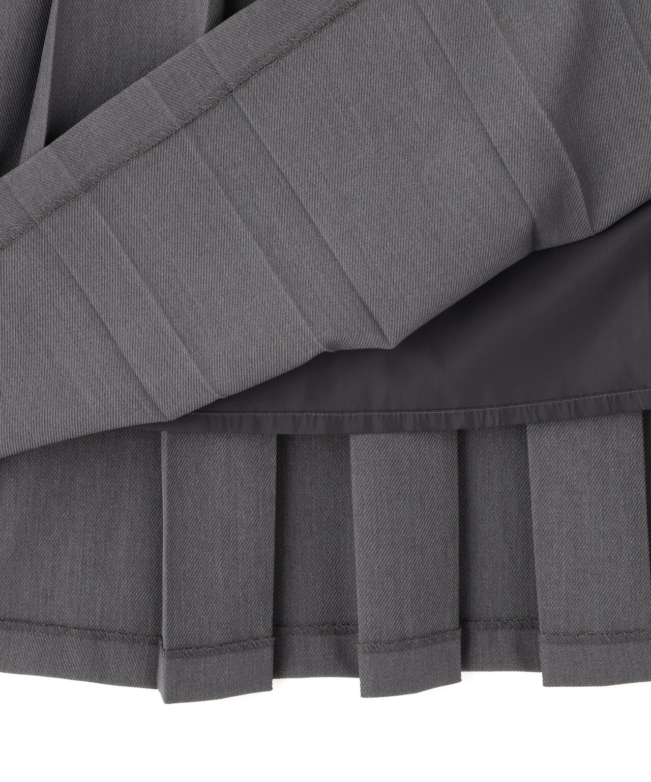 タックプリーツミディスカート