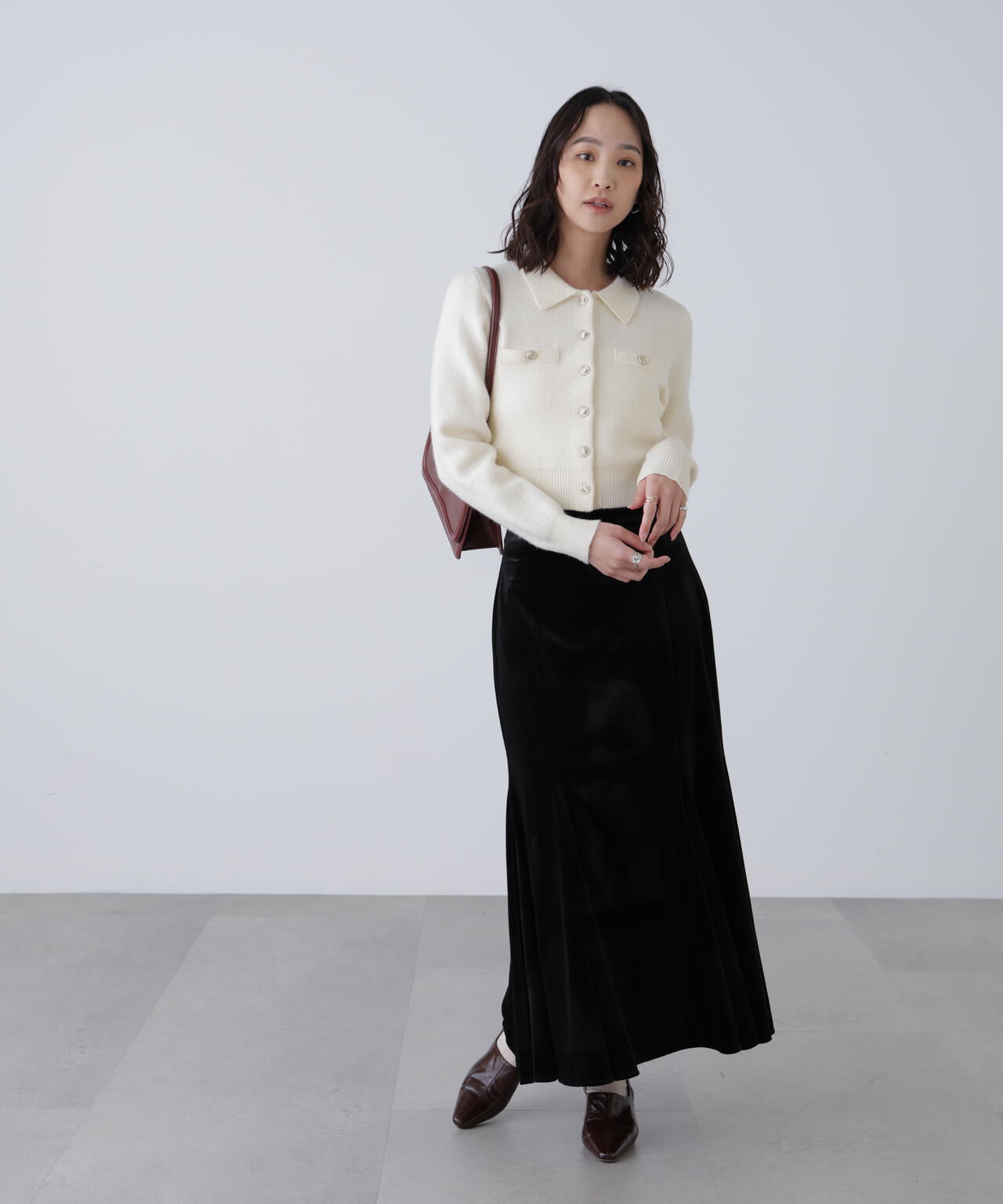 ベロアマーメイドスカート