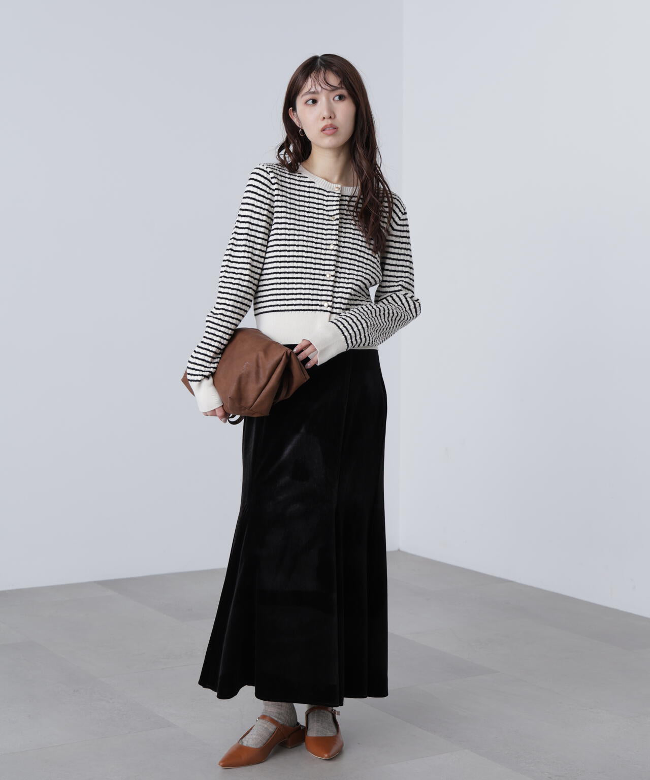 ベロアマーメイドスカート