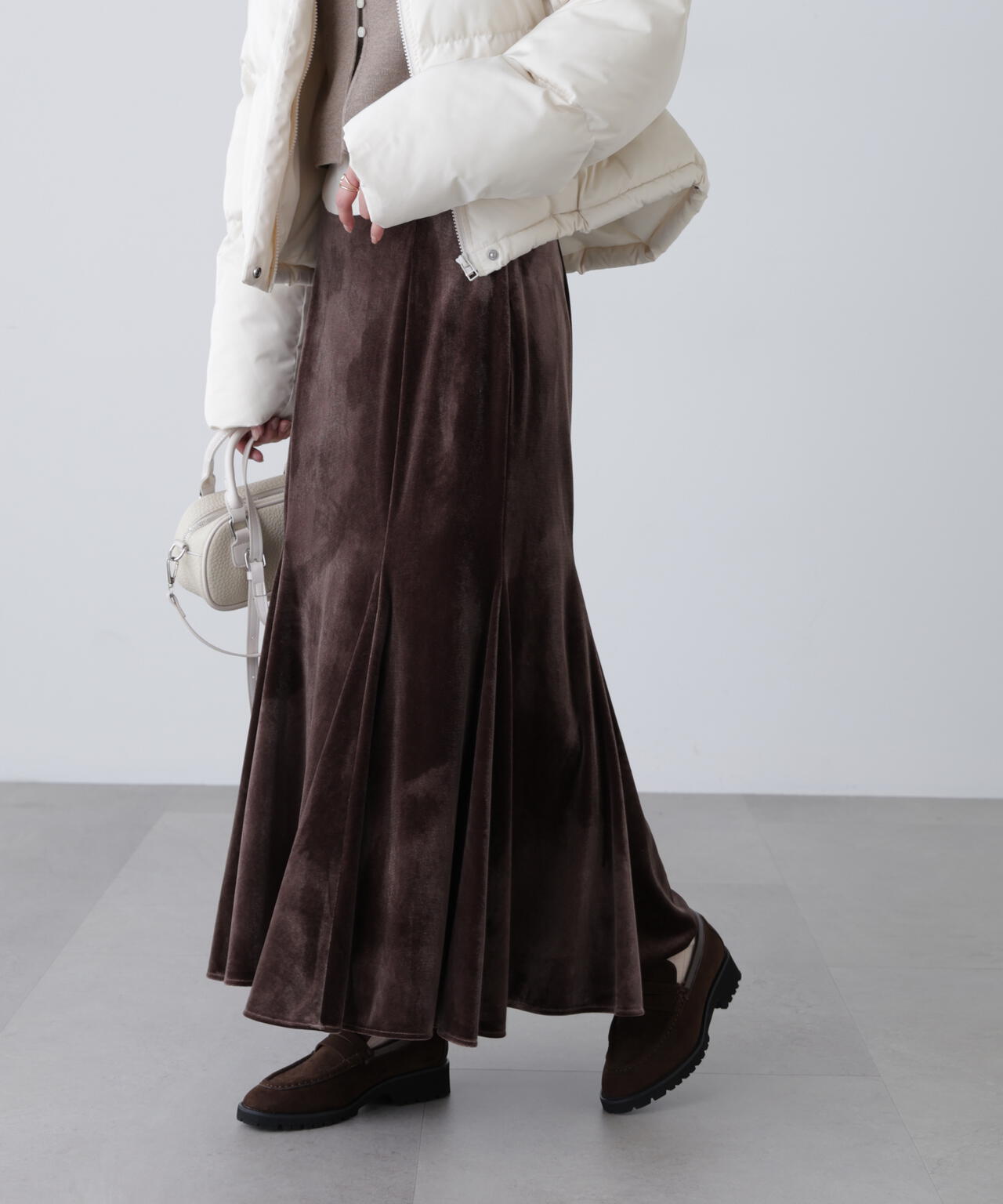ベロアマーメイドスカート