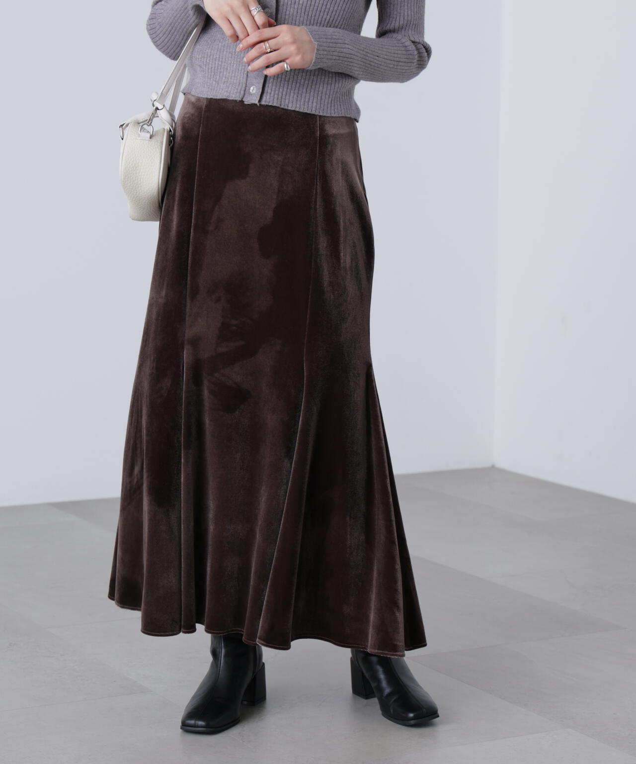 ベロアマーメイドスカート