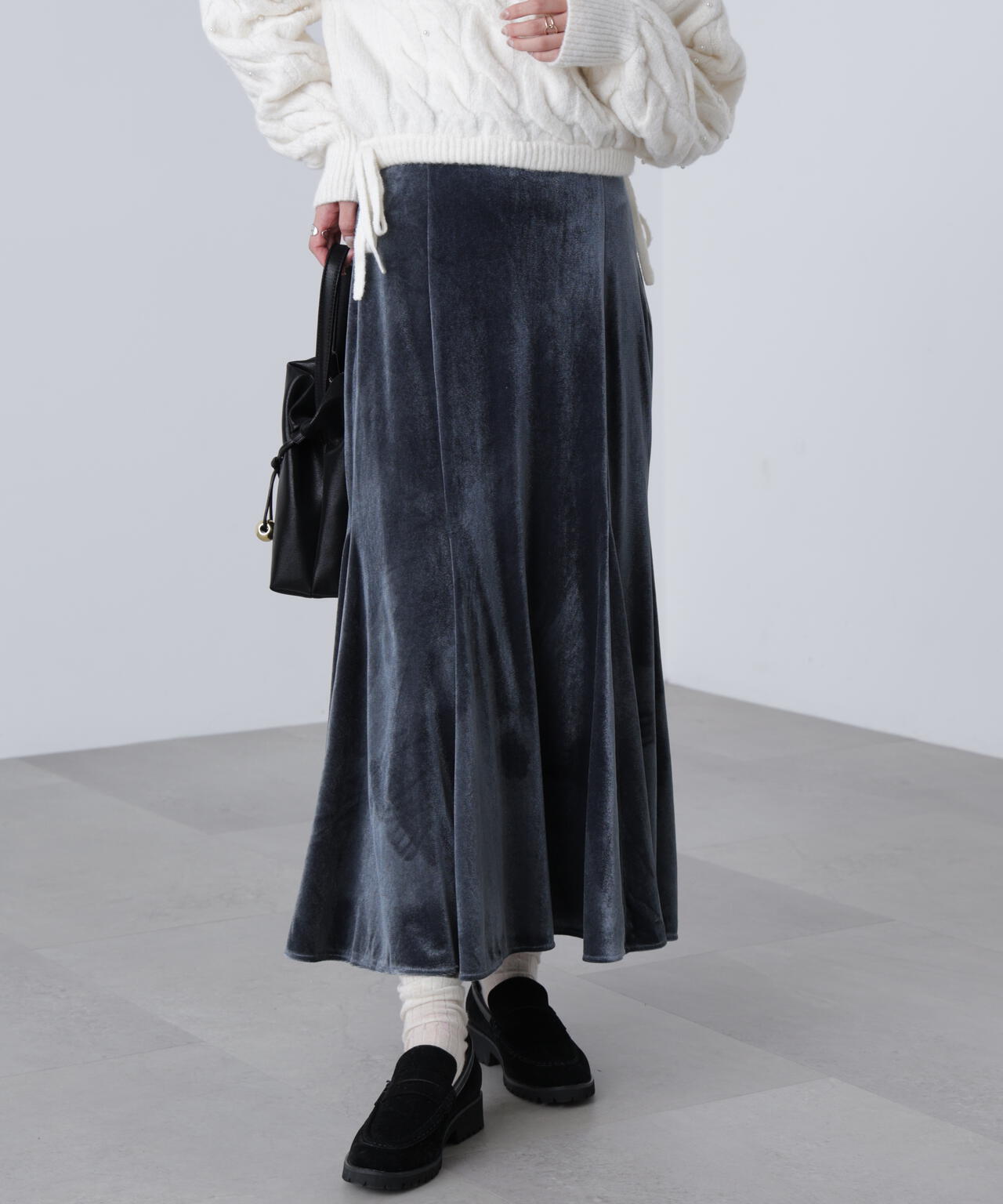 ベロアマーメイドスカート