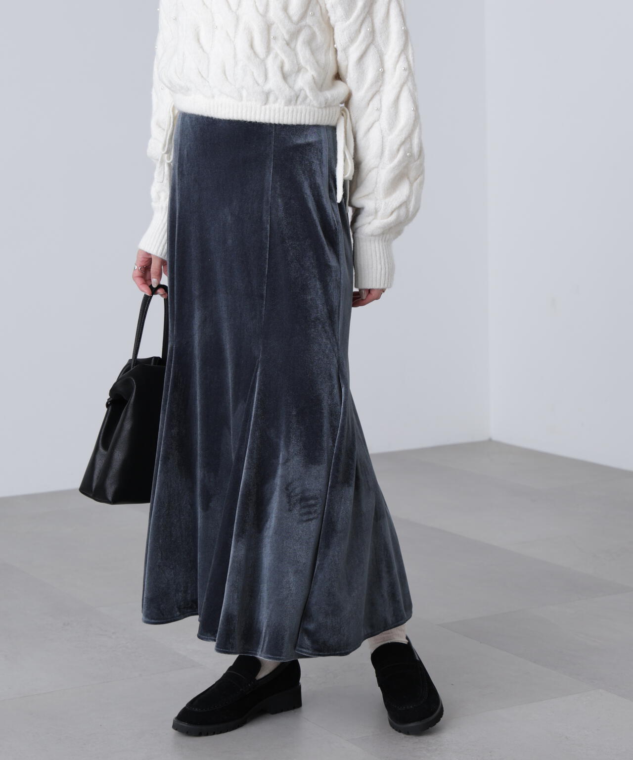 ベロアマーメイドスカート