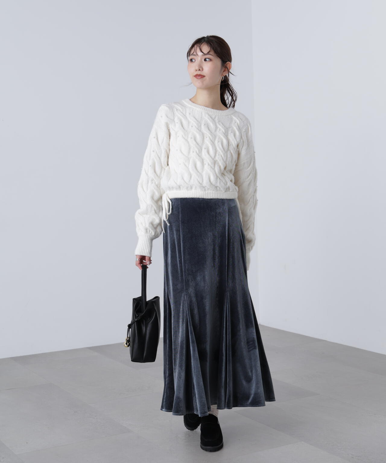 ベロアマーメイドスカート