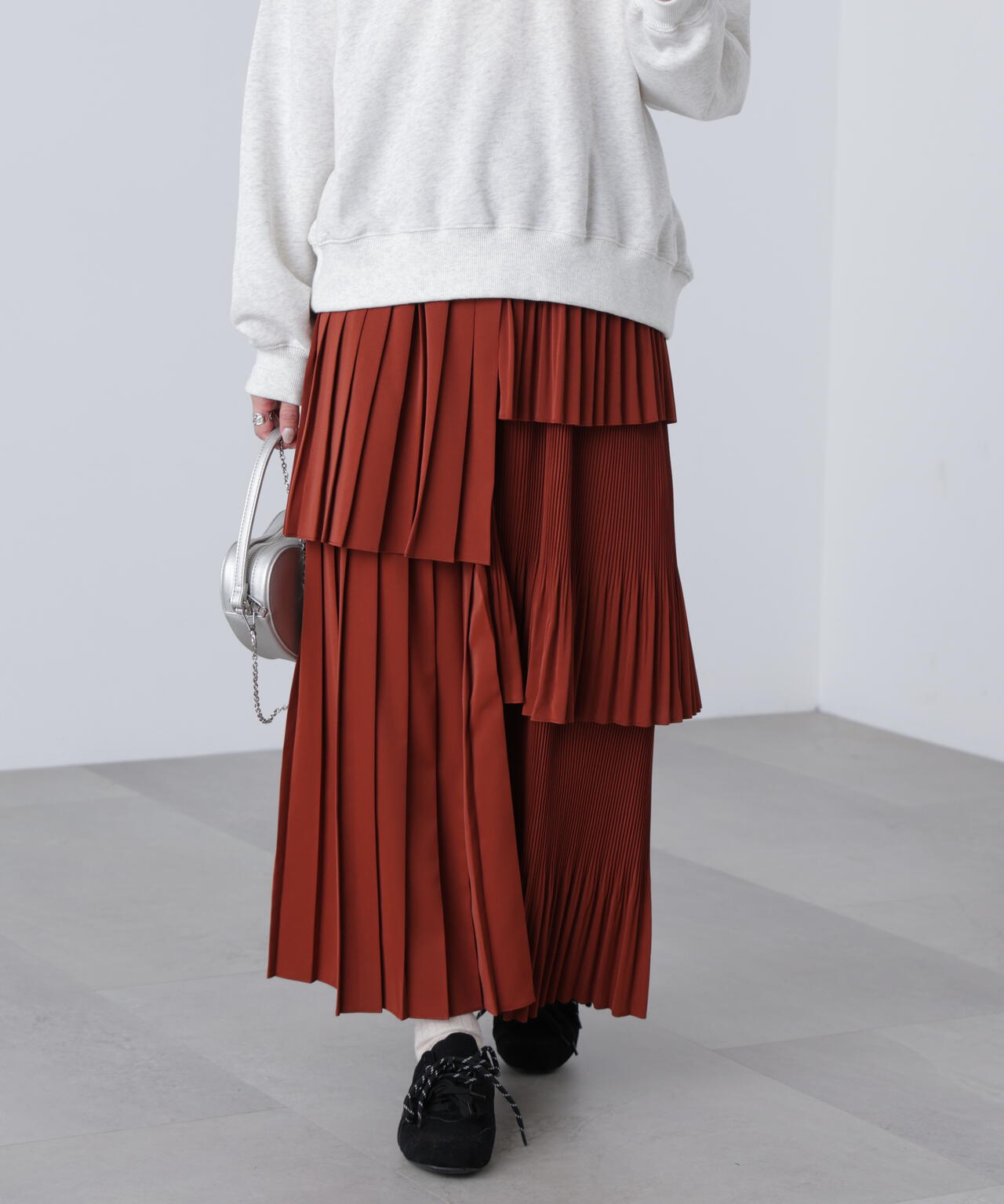 【新品未使用】プリーツプリーズ スカート JUICY COLORS 赤 a2062b0f20ae384e2e58f516d464de