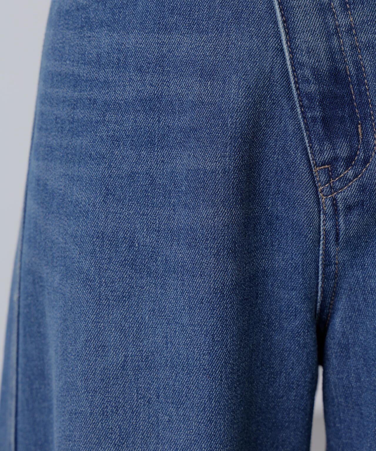 低身長サイズ/Sシリーズ]アシメベルトコクーンデニムパンツ | FREE'S