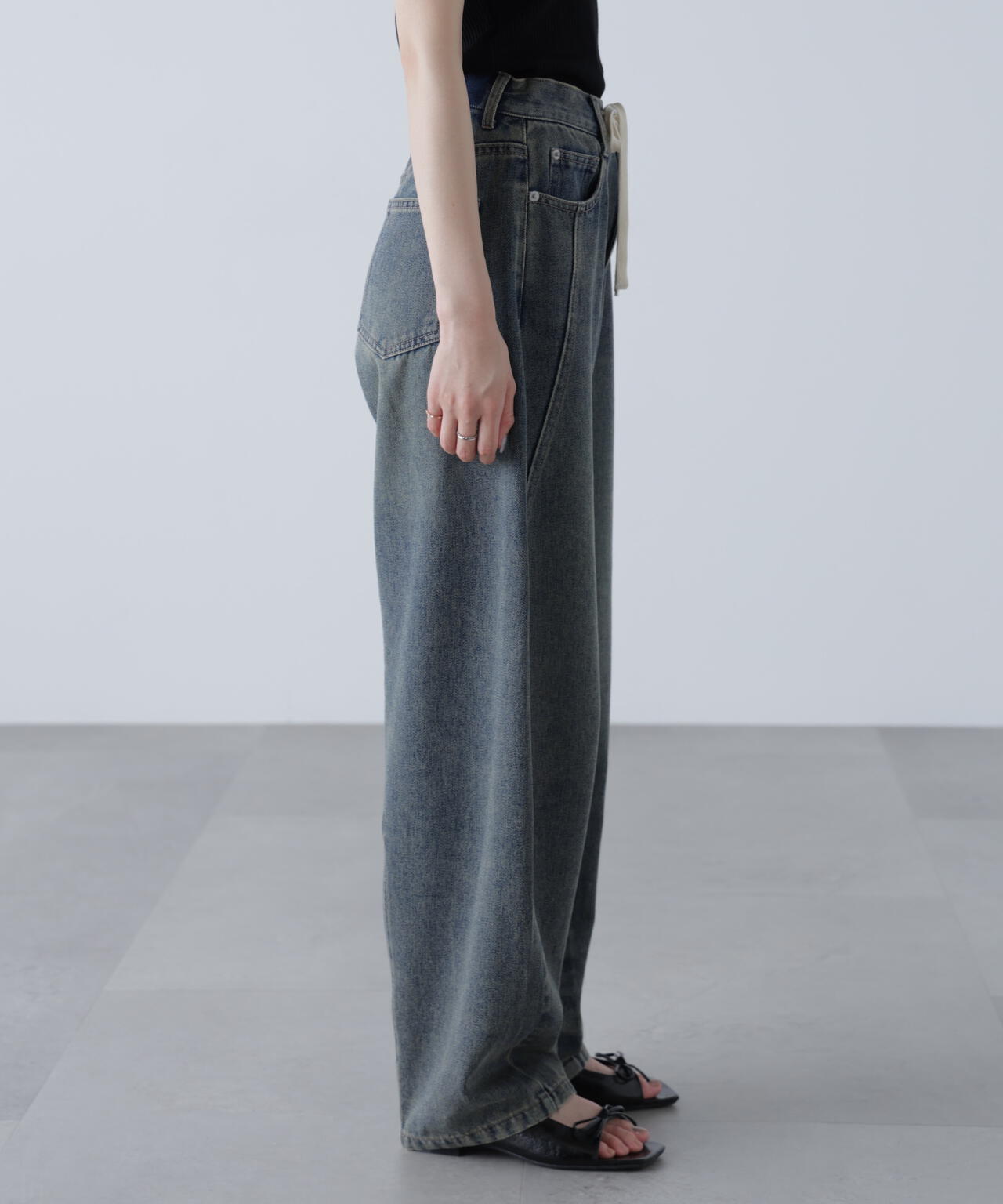 ドロストバレルレッグデニムパンツ | FREE'S MART（フリーズマート