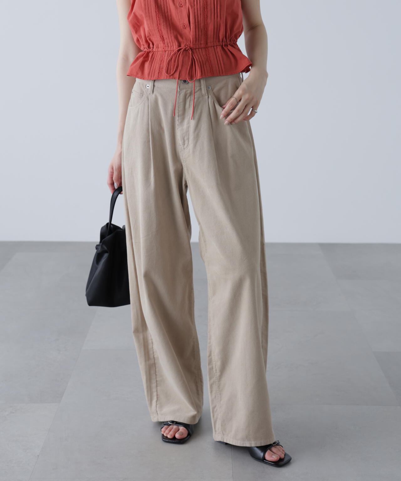 コーデュロイタックコクーンパンツ | FREE'S MART（フリーズ