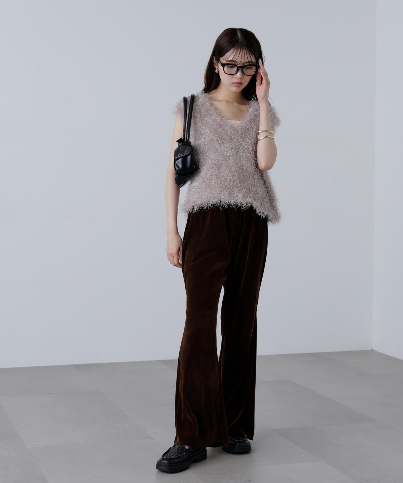 アイボリー ベロア調 MFM】ベロアパンツ | FREE'S MART（フリーズマート） ｜【公式