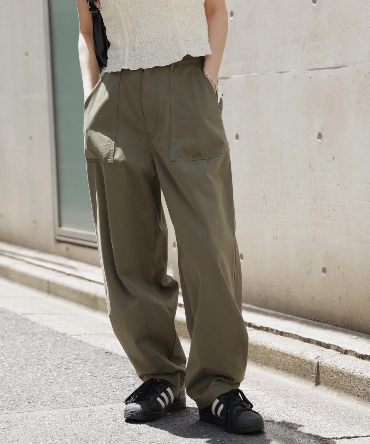 〈フリーズマート別注〉GUNG HO ミリタリーバレルパンツ【低身長サイズ有】