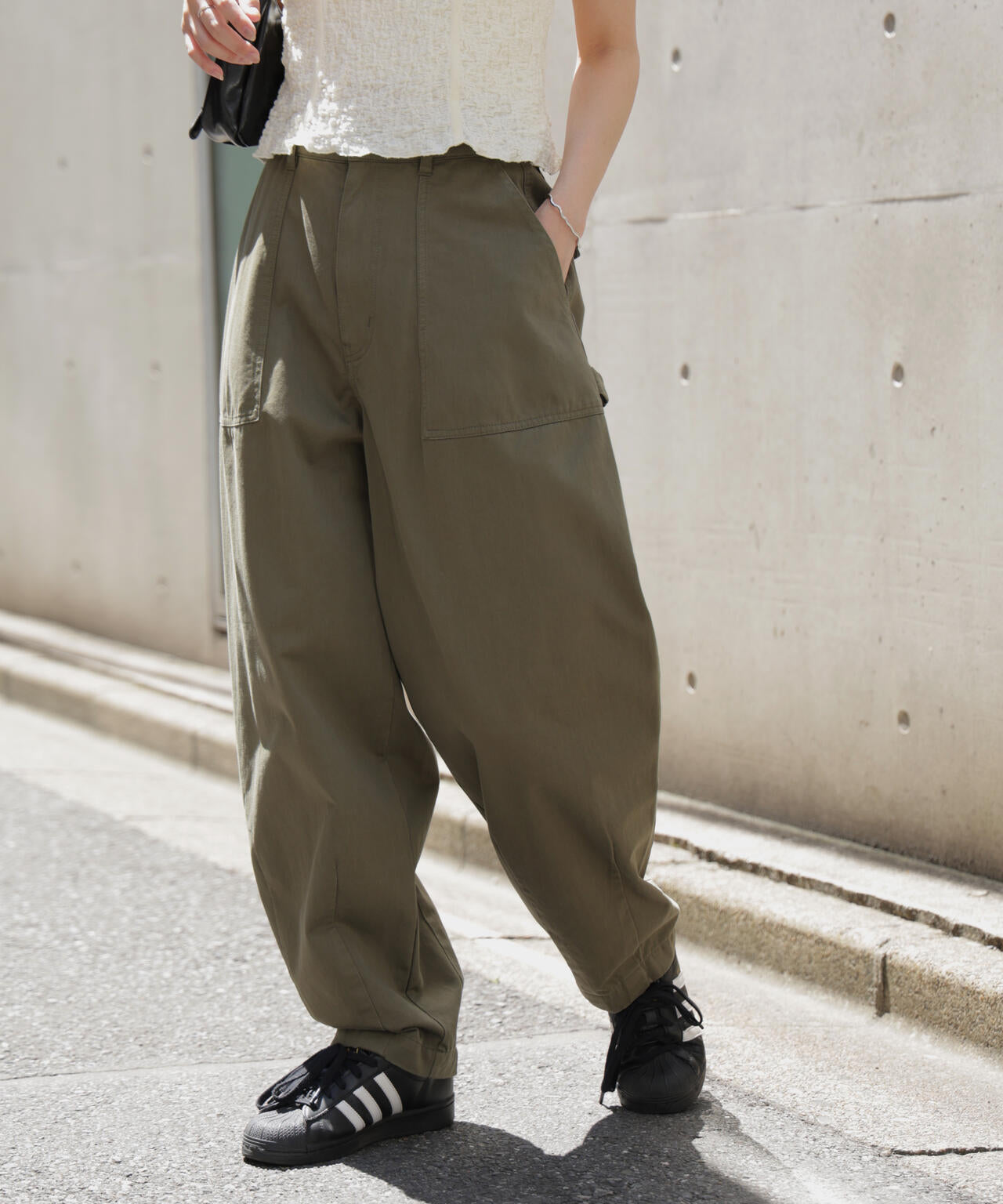 〈フリーズマート別注〉GUNG HO ミリタリーバレルパンツ【低身長サイズ有】