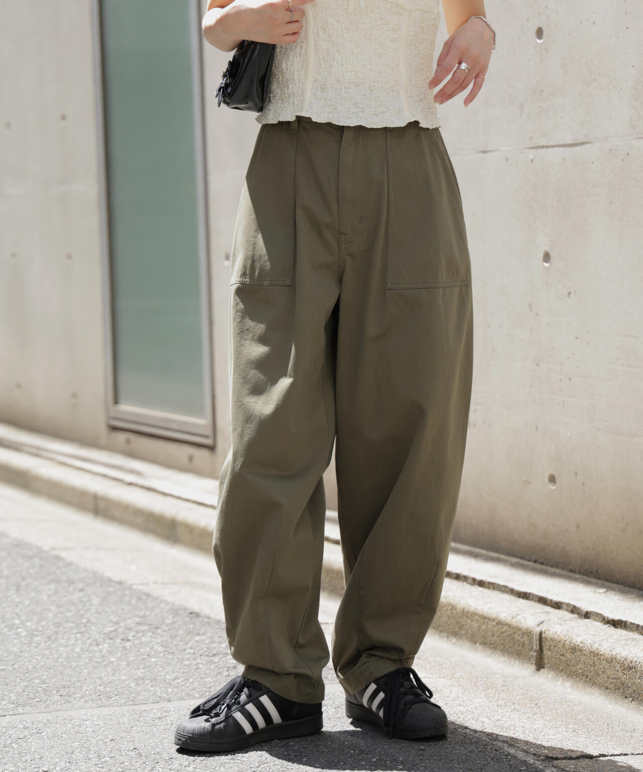 〈フリーズマート別注〉GUNG HO ミリタリーバレルパンツ【低身長サイズ有】