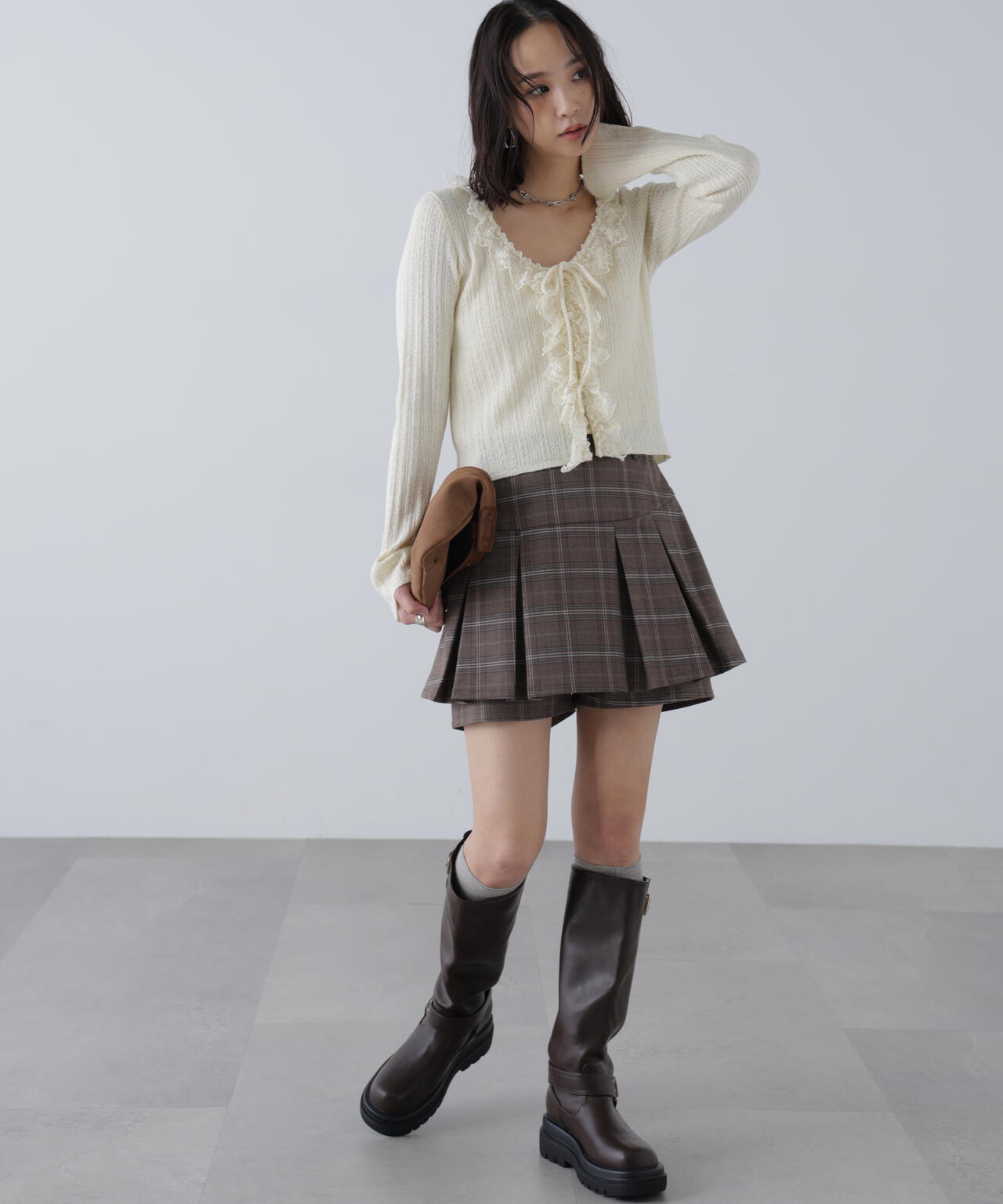 美品 プリーツプリーズ プリーツ チェックパンツ　3 楽天市場】プリーツプリーズイッセイミヤケ サイズ3（ボトムス