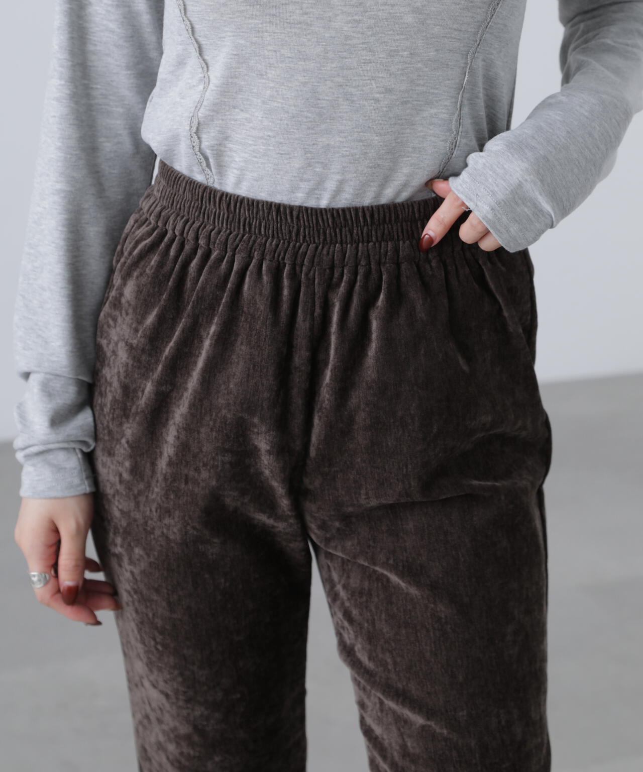 ベロアフレアレギンスパンツ | FREE'S MART（フリーズマート