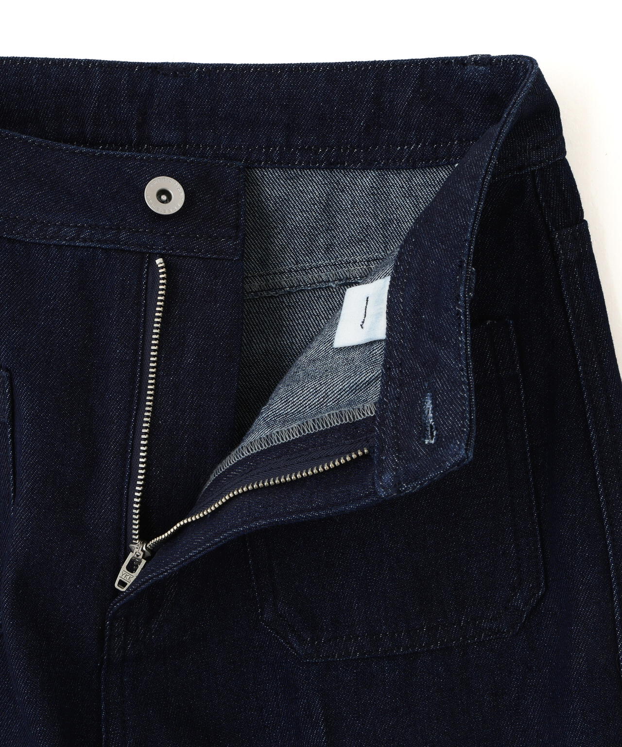 フロントポケットソフトバギーデニムパンツ