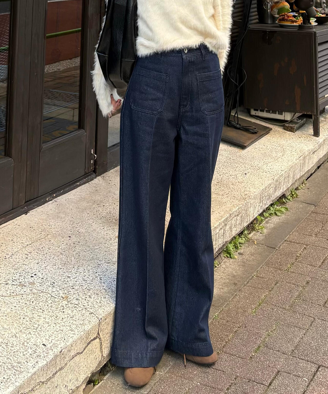 Obakocco　0519 フロントポケットソフトバギーデニムパンツ | FREE'S MART（フリーズ