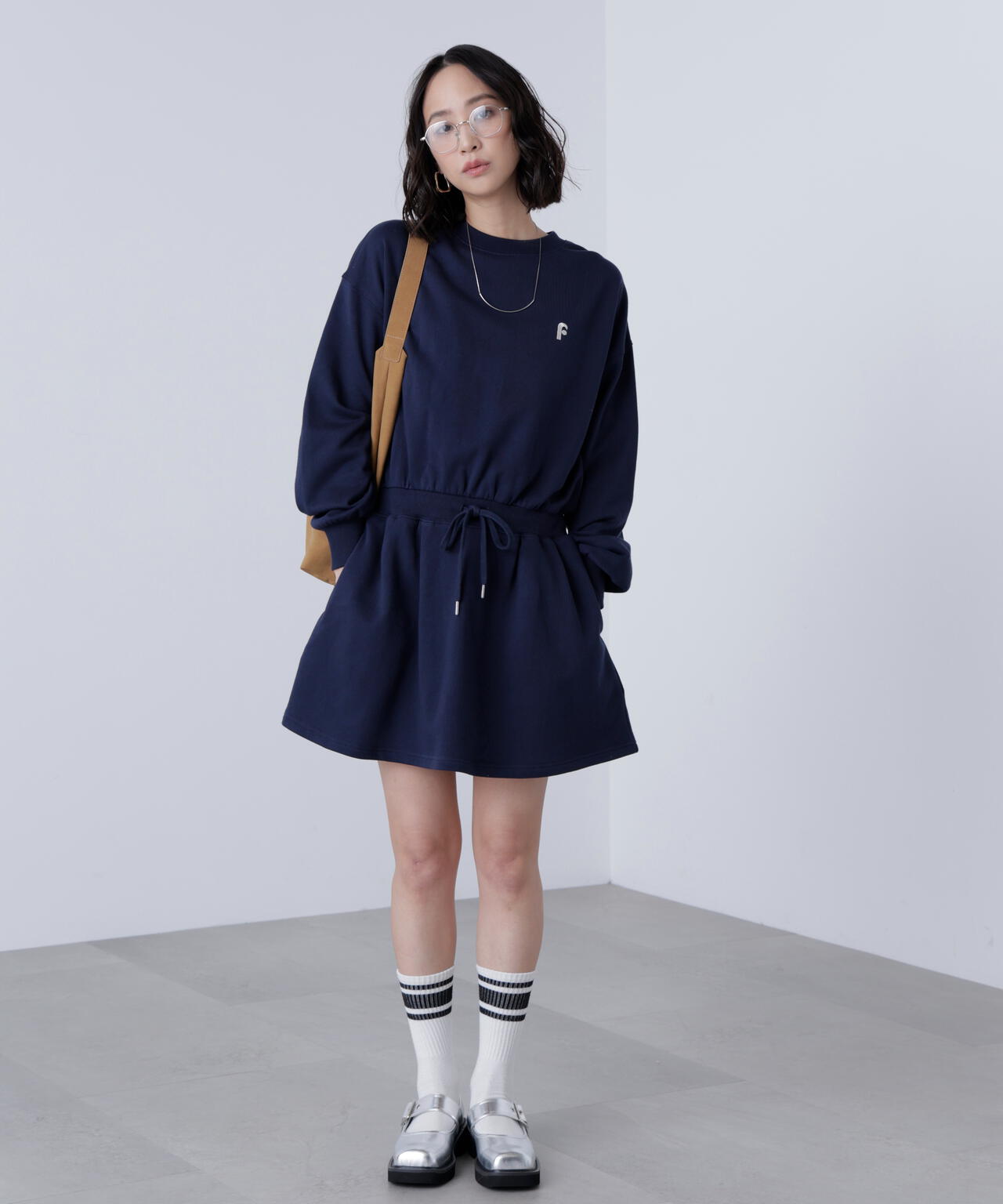 ロゴ刺繍スウェットミニワンピース | FREE'S MART（フリーズマート
