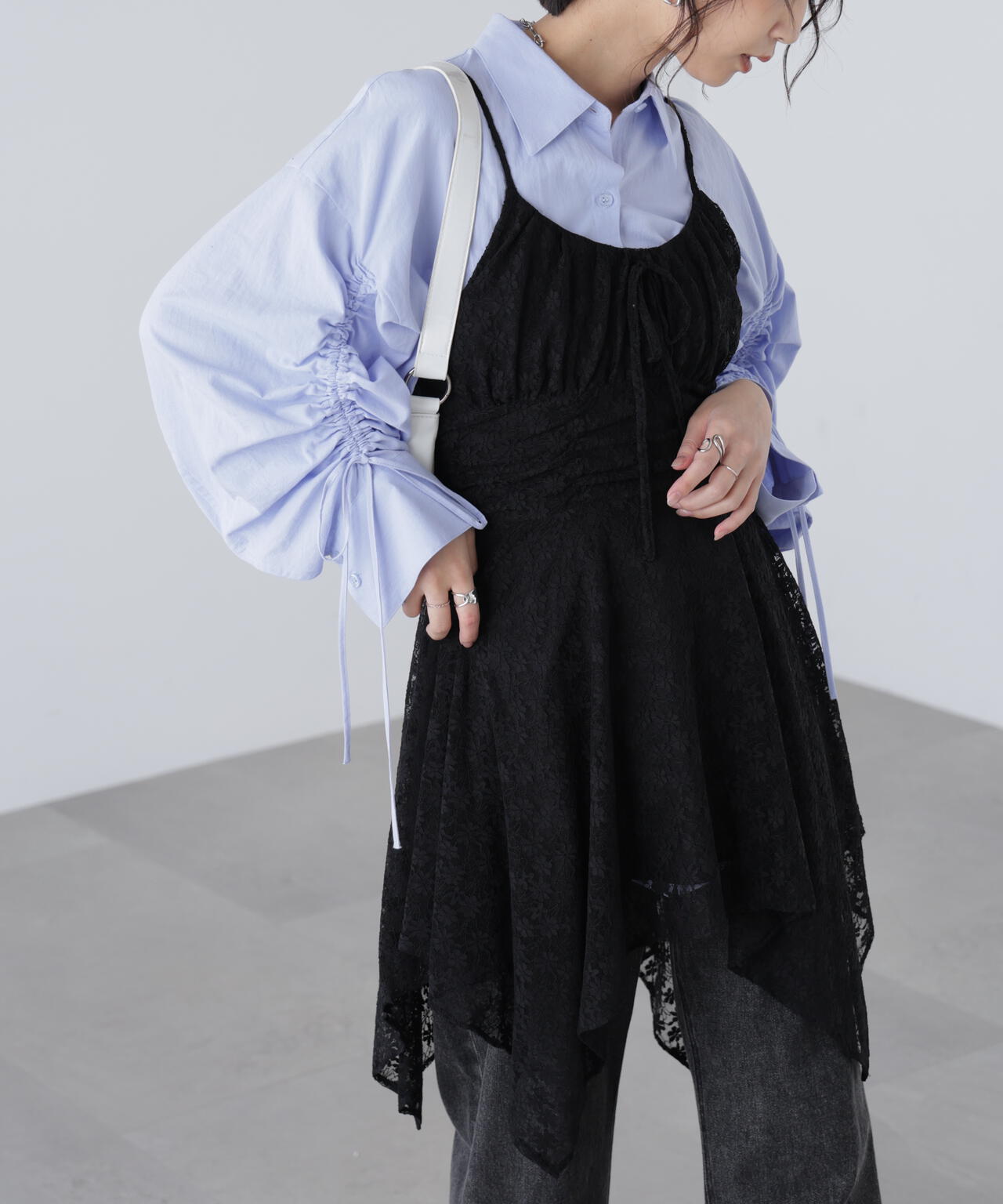 専用 iena la boucle ラッフルヘムチュニックキャミワンピース 専用 iena la boucle ラッフルヘムチュニックキャミワンピース 専用