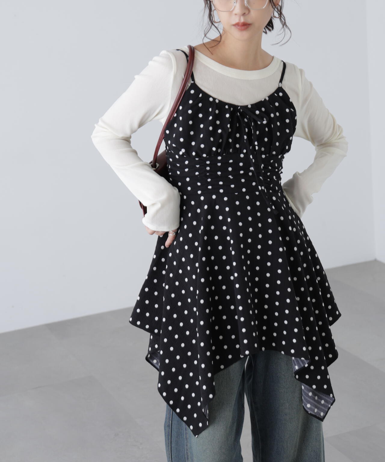 イレヘムチュニックキャミワンピース