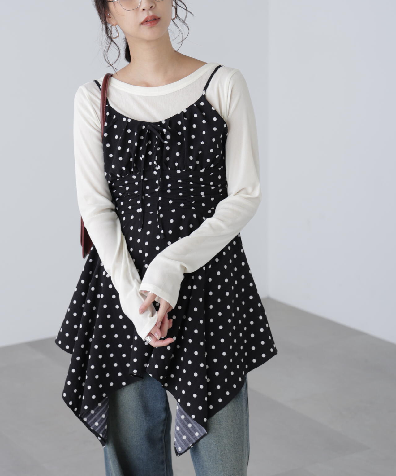 イレヘムチュニックキャミワンピース