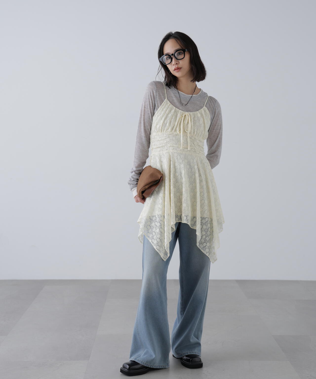 イレヘムチュニックキャミワンピース