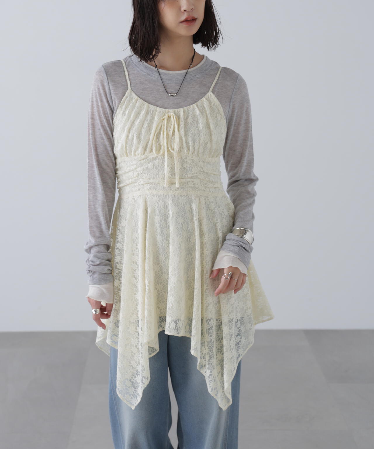 イレヘムチュニックキャミワンピース