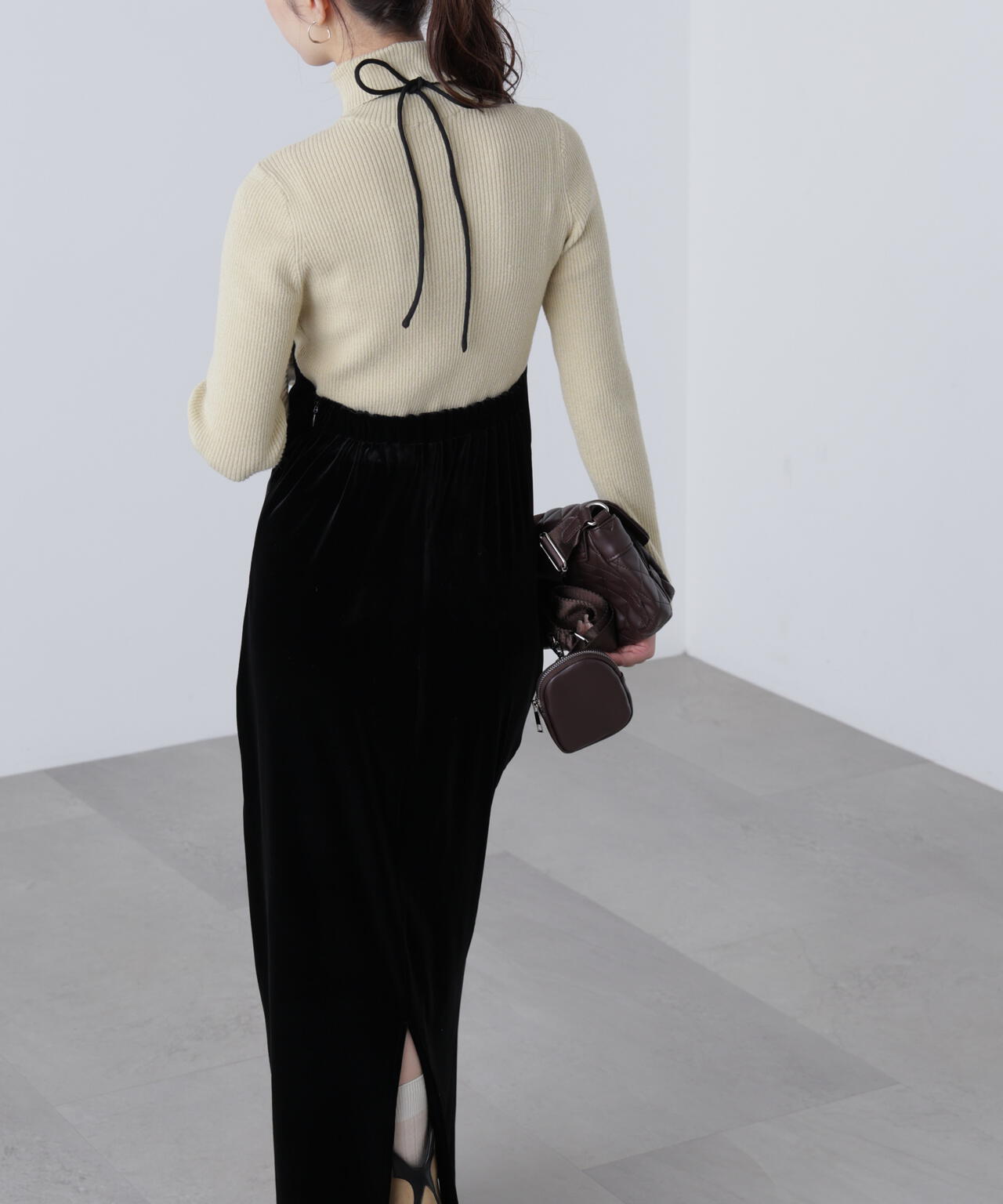 ホルターネックベロアキャミワンピース | FREE'S MART（フリーズマート