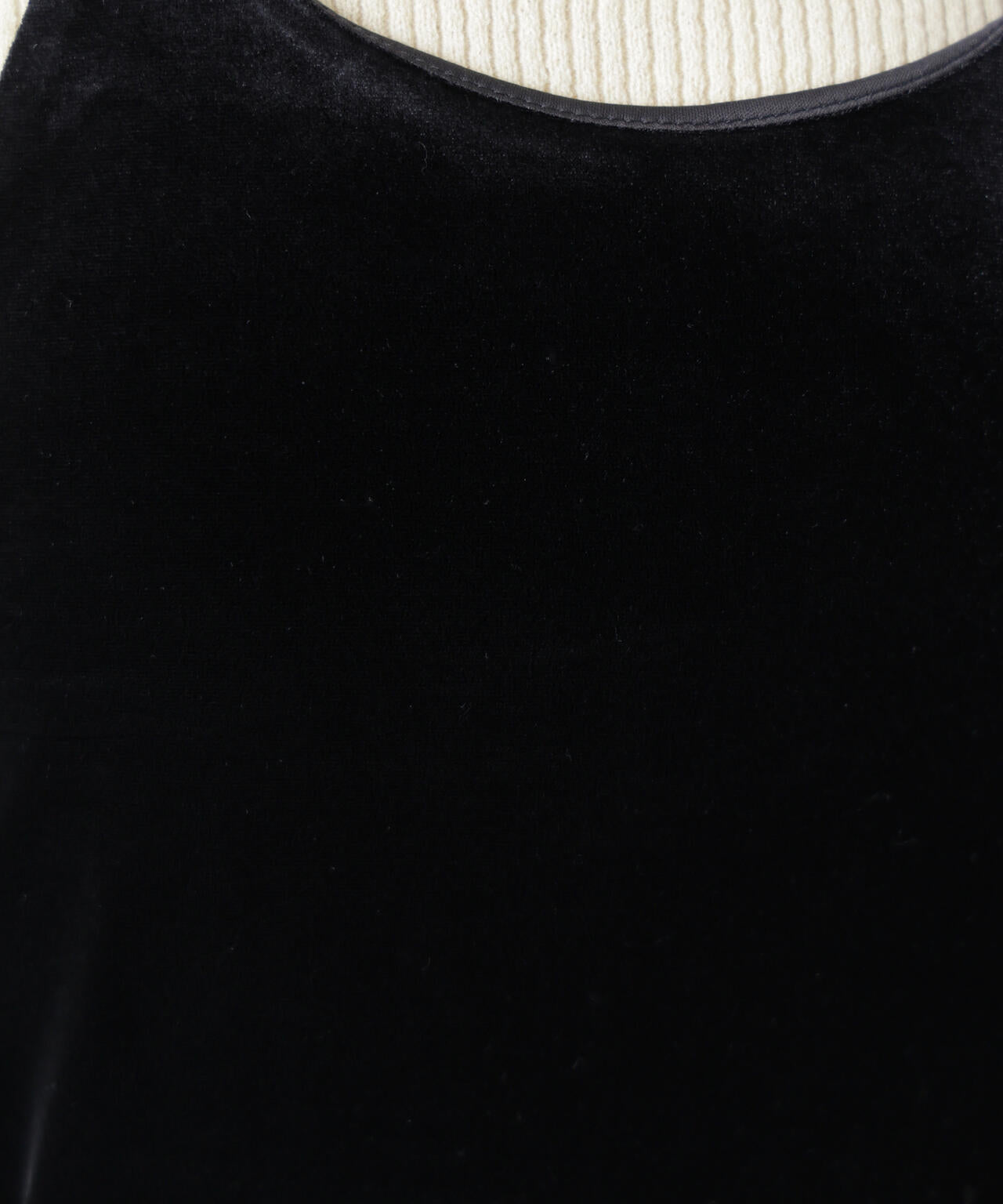 ホルターネックベロアキャミワンピース