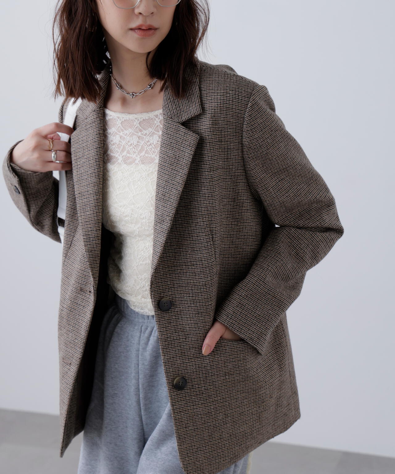 ウール混オーバーサイズジャケット | FREE'S MART（フリーズマート