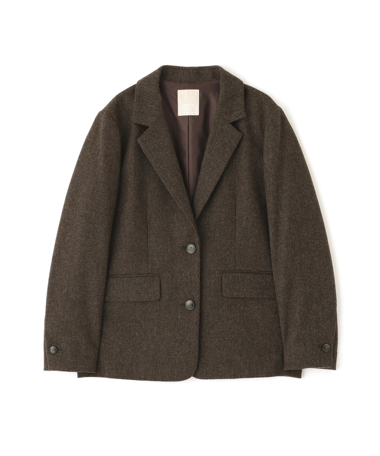 ウール混オーバーサイズジャケット